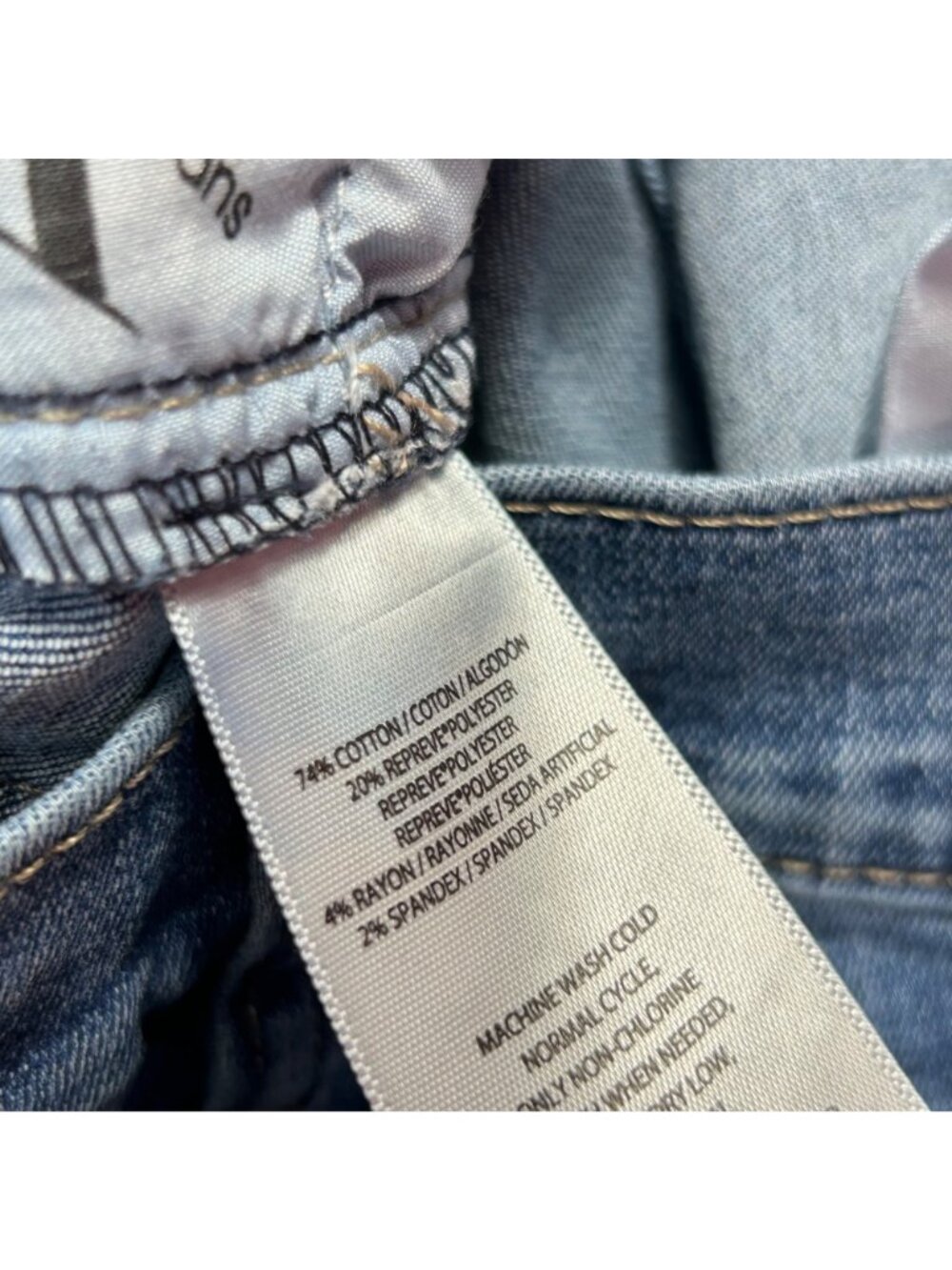 Calvin Klein Bootcut Jeans Women's Size 30 Denim High Rise Stretch Casual Zip - Picture 9 of 11